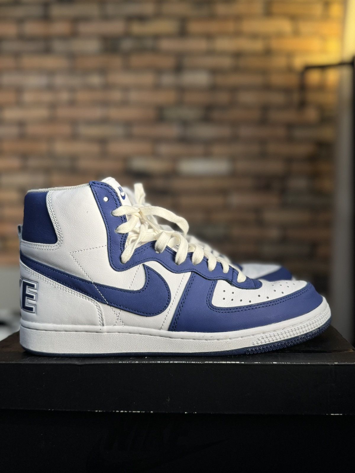 Comme des Garcons Homme Plus × Nike CDG NIKE DOVER STREET MARKET DSM TERMINATOR BLUE SNEAKERS Size US 10 / EU 43 - 4 Thumbnail