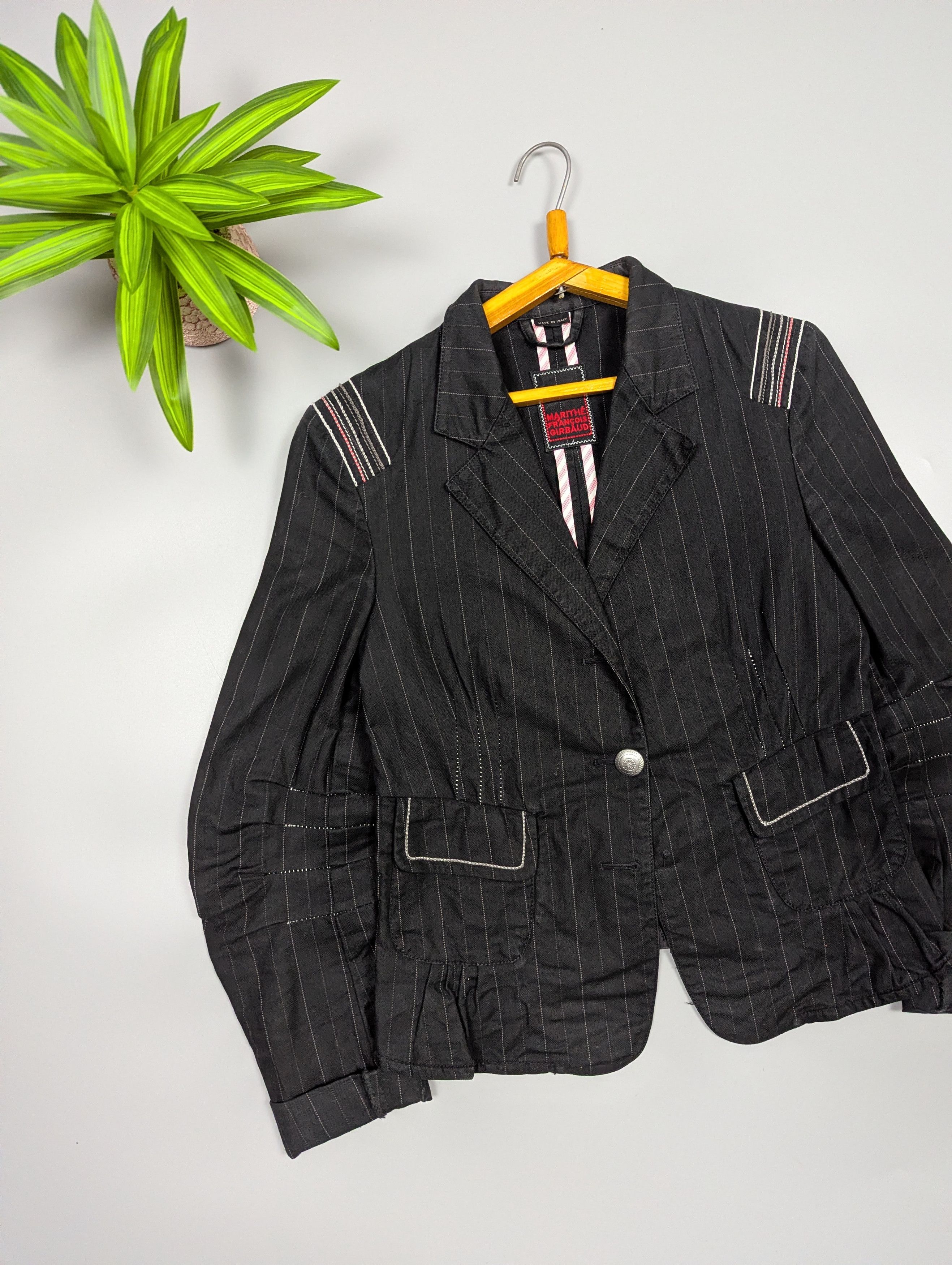 Marithe + Francois Girbaud Rare Marithé François Girbaud Architectural Tailoring Jacket Size XS / US 0-2 / IT 36-38 - 5 Thumbnail