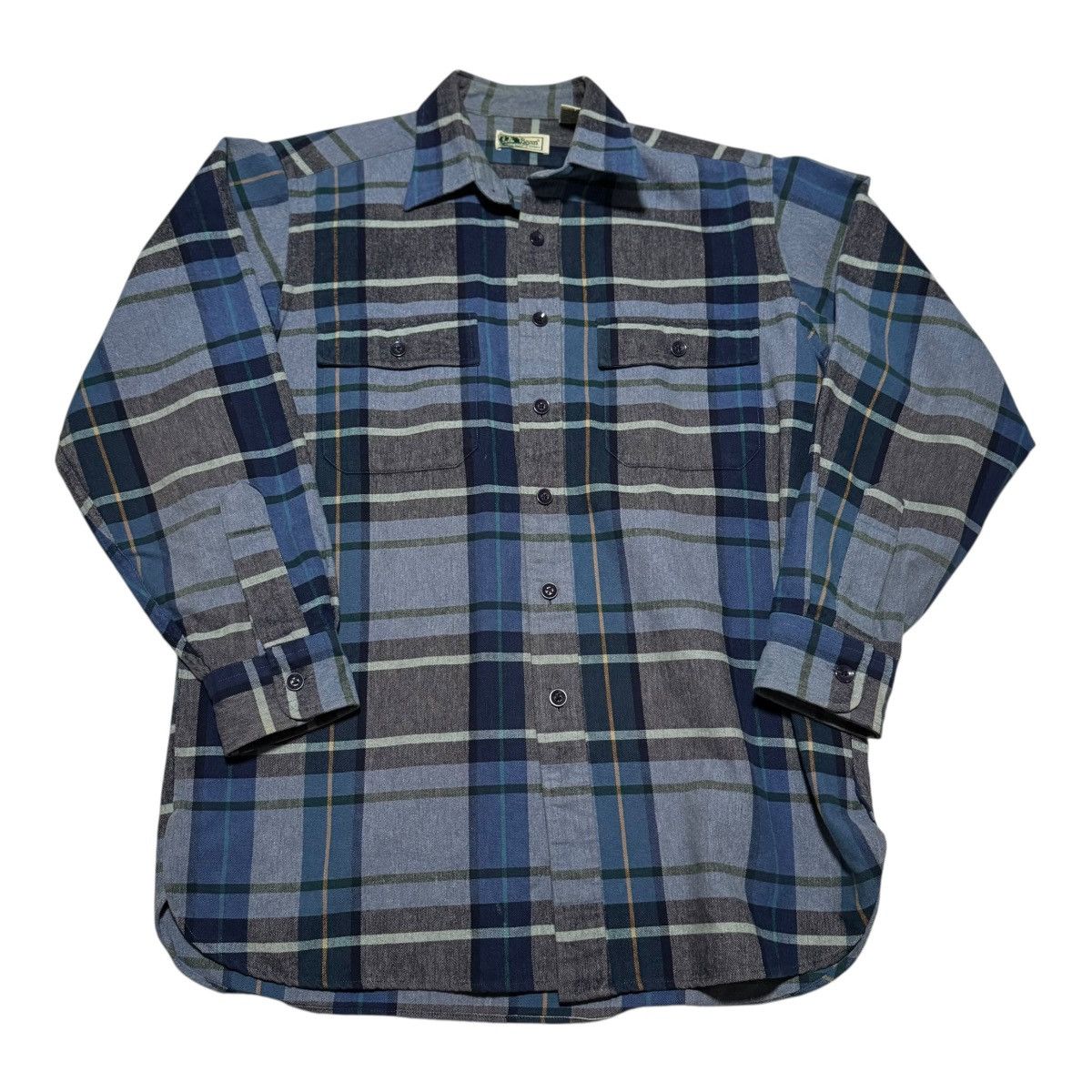 L.L. Bean Vintage L.L. Bean Plaid Button Down Shirt Men's M Oversized Size US M / EU 48-50 / 2 - 1 Thumbnail