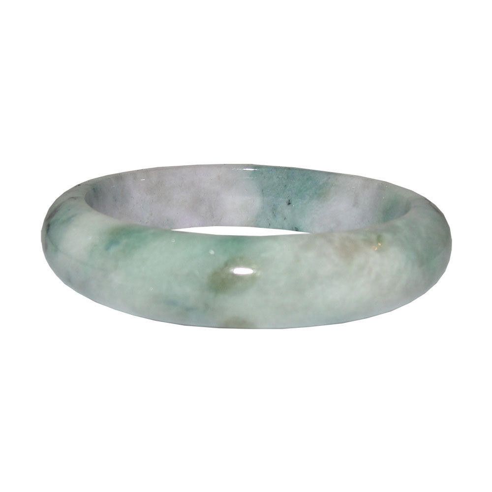 Designer Chinese Jadeite Jade Bangle Bracelet Size ONE SIZE - 1 Thumbnail