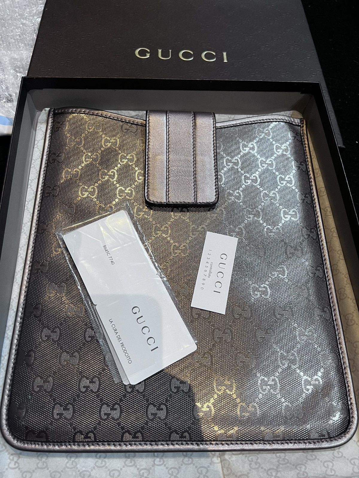 Gucci Gucci Imprime Ipad Case Size ONE SIZE - 1 Thumbnail