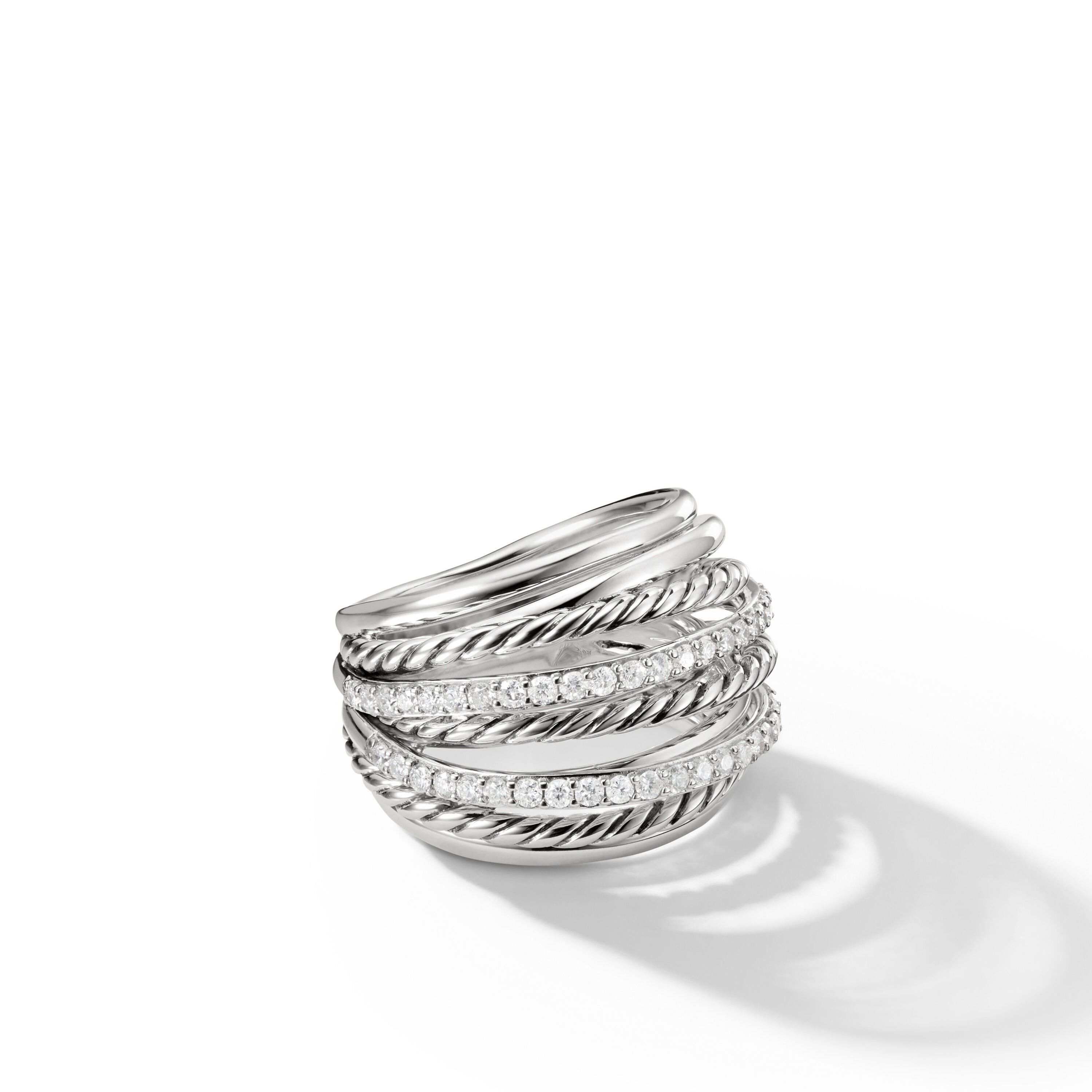 David Yurman o1w1db10525 R12494D Ring in Sterling Silver with Diamond Size ONE SIZE - 2 Thumbnail