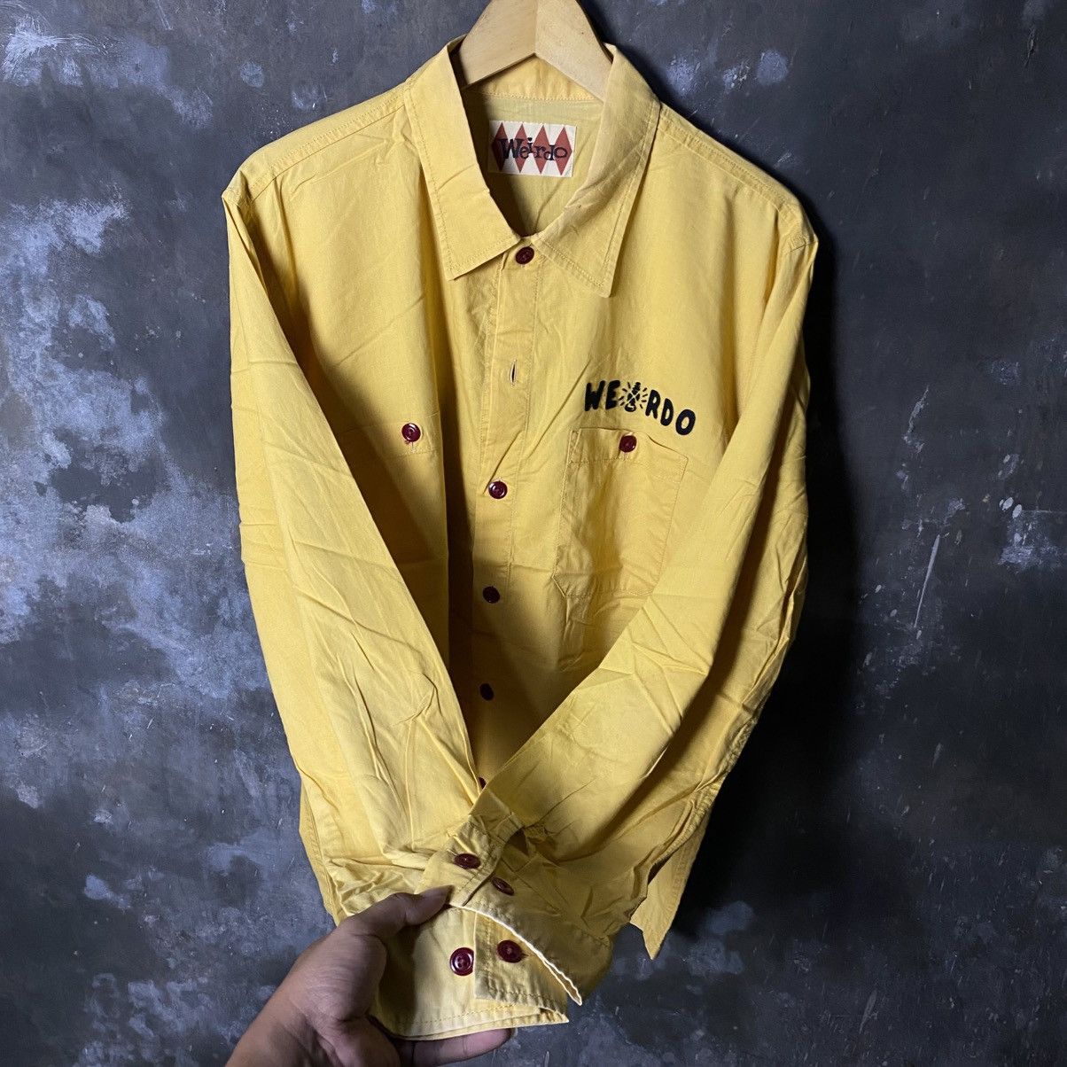 Japanese Brand × Vintage Vintage weirdo western style bowling shirts Size US L / EU 52-54 / 3 - 3 Thumbnail