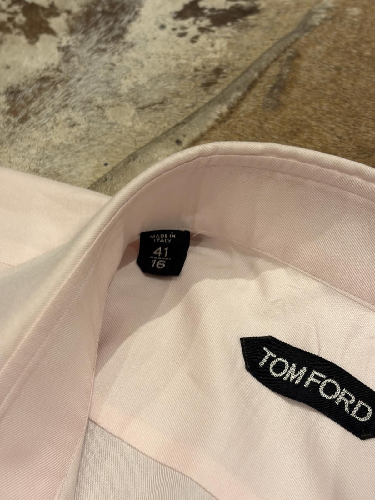 Tom Ford Tom Ford Cotton Twill Dress Shirt Size US M / EU 48-50 / 2 - 3 Thumbnail