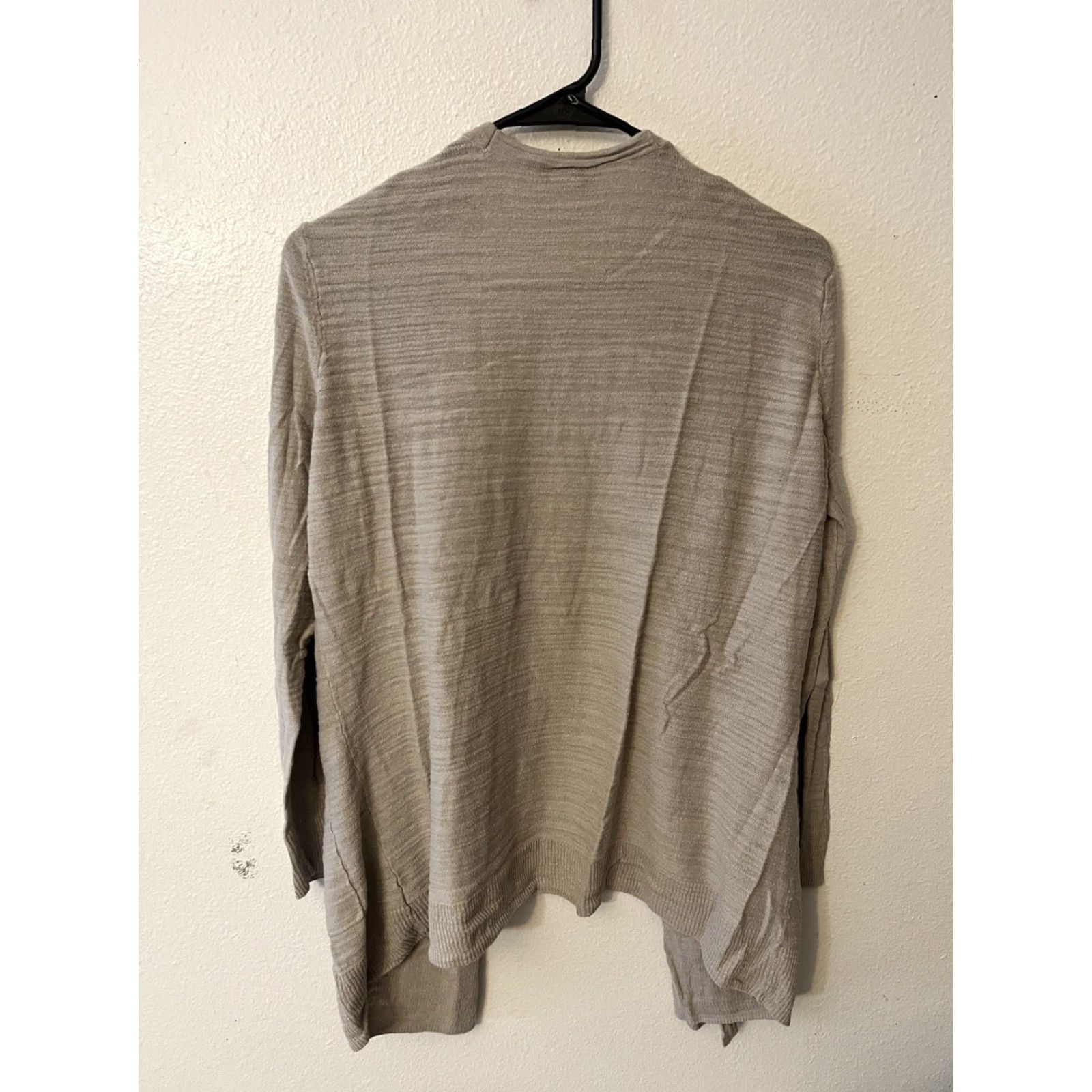Torrid Torrid Cardigan Sweater Women 0X Plus Size Open Front with Pockets Dolman Sleeve Brown Beige Knit Cotton Rayon Size XL / US 12-14 / IT 48-50 - 2 Thumbnail