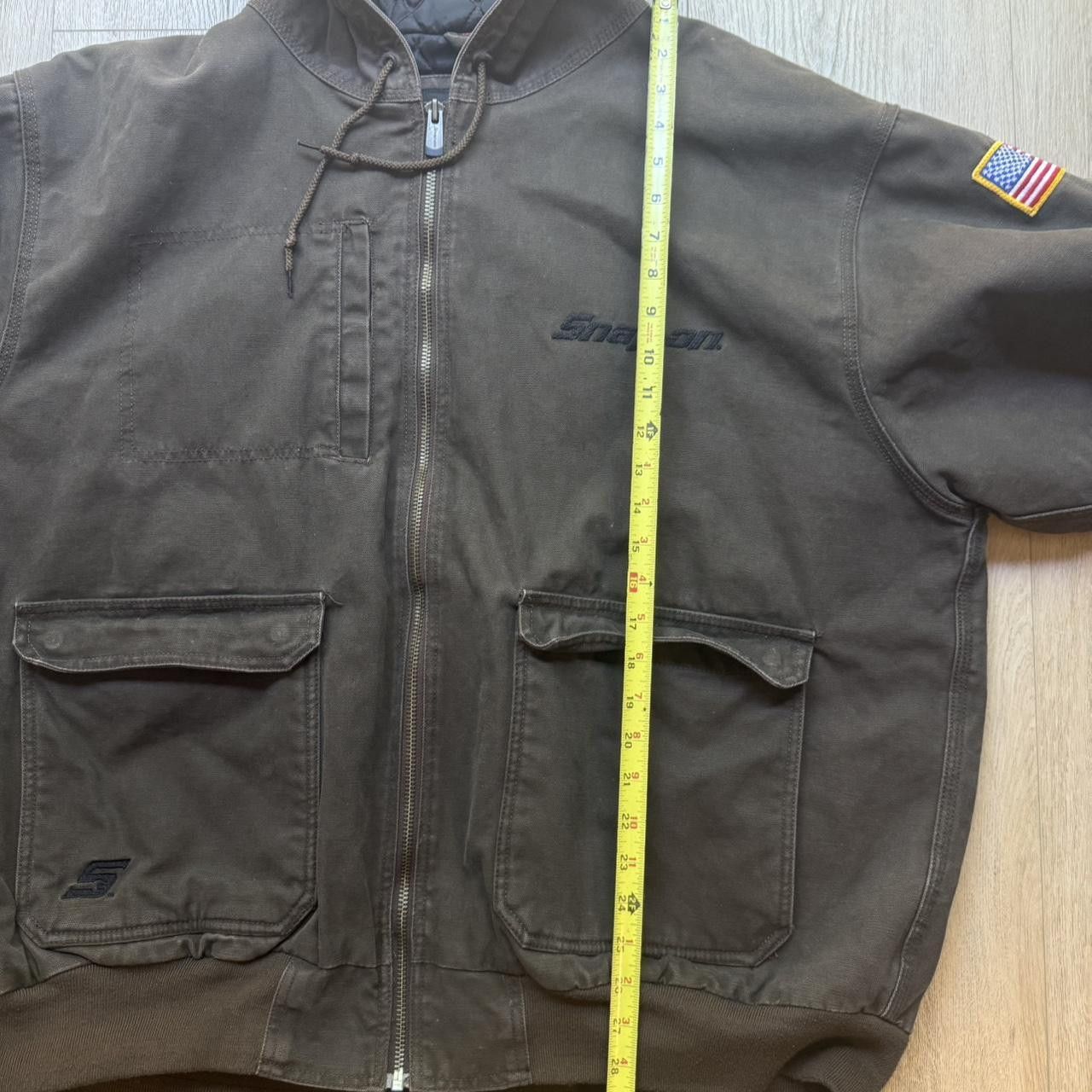 Other Vintage Snap On Jacket Mens Pockets Lined Canvas Bomber Size US XXL / EU 58 / 5 - 6 Thumbnail