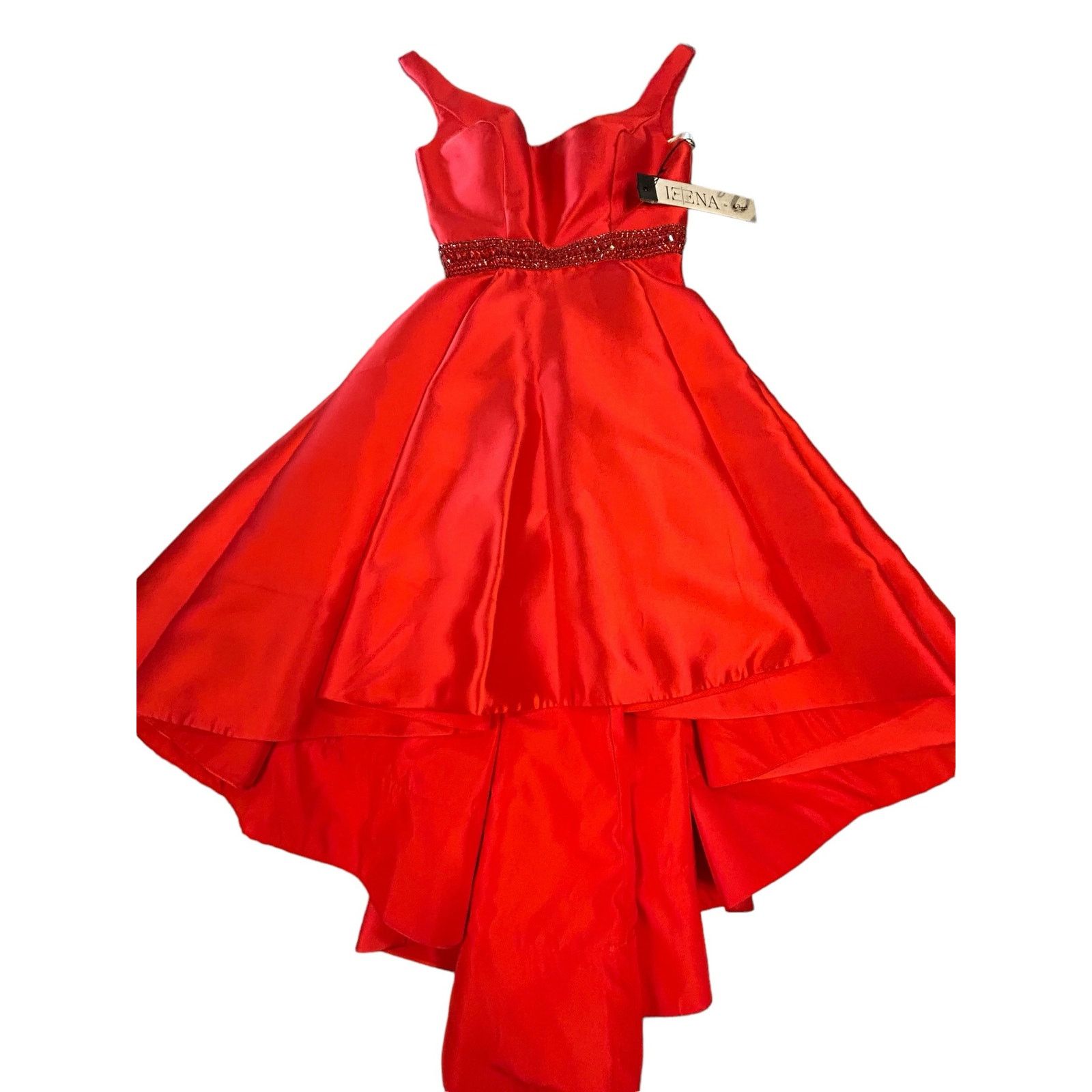 Other NWT IEENA for Mac Duggal Red Cocktail Dress - Size 0 Size XS / US 0-2 / IT 36-38 - 1 Thumbnail
