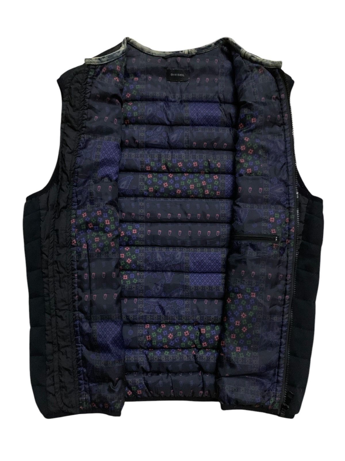 Diesel 💥Vtg Diesel Down Zipper Vest Jacket Size US L / EU 52-54 / 3 - 5 Thumbnail