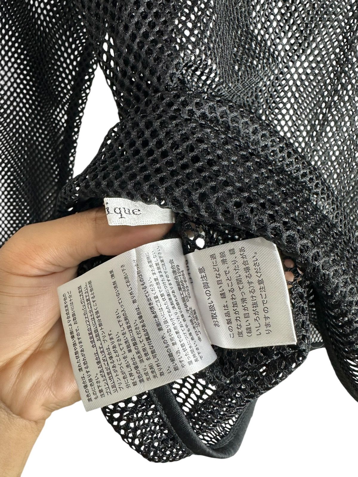 KMRii ARCHIVE LUTIQUE TRANSPARENT MESH FISHNET KMRII LGB STYLE Size US L / EU 52-54 / 3 - 9 Thumbnail