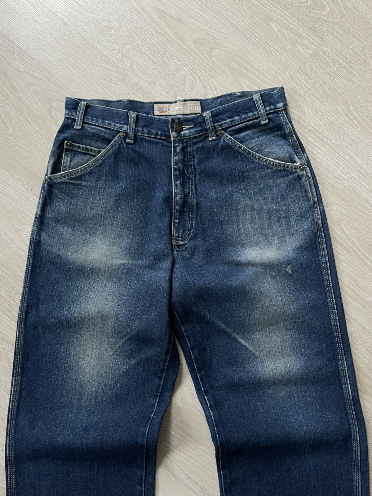 Dickies crazy vintage 90s dickies loose distressed y2k jeans pants Size US 32 / EU 48 - 8 Thumbnail