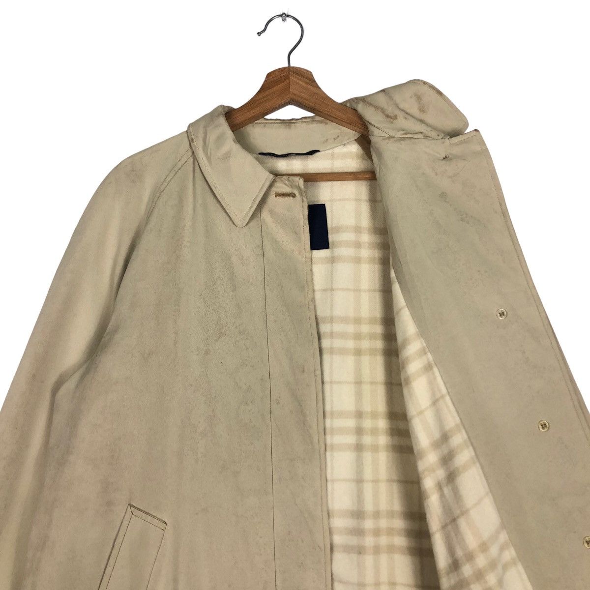 Burberry 🔥Vintage Burberrys Made in England Long Jacket Nova Check Size US M / EU 48-50 / 2 - 10 Thumbnail