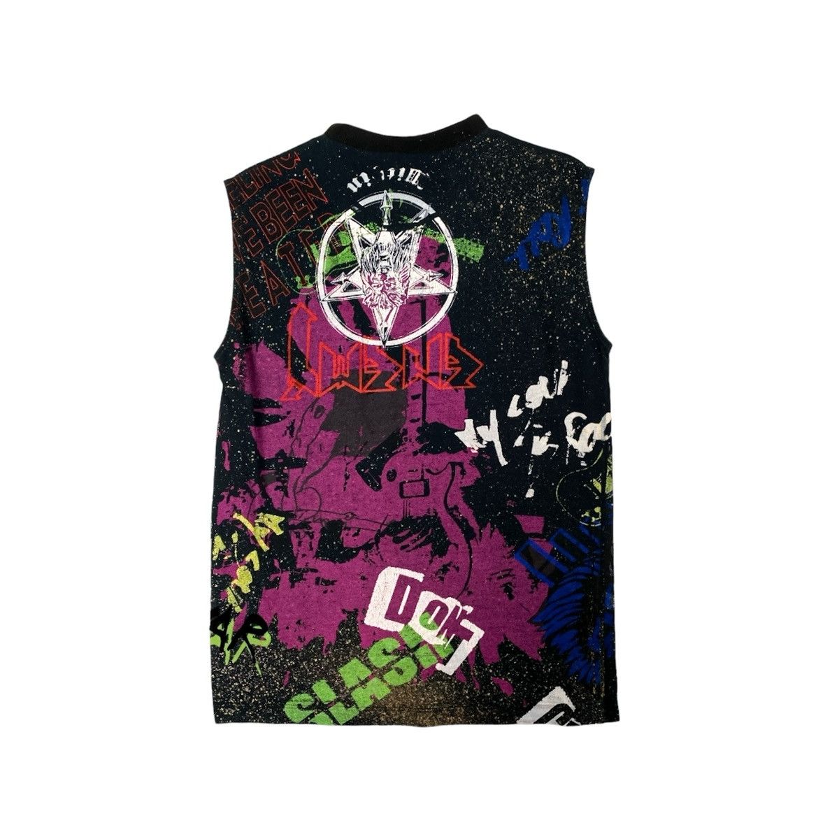 Versace GRAIL 🔥🔥🔥 Versus VERSACE Civil War Satan TANK TOP SHIRT Size US S / EU 44-46 / 1 - 2 Thumbnail