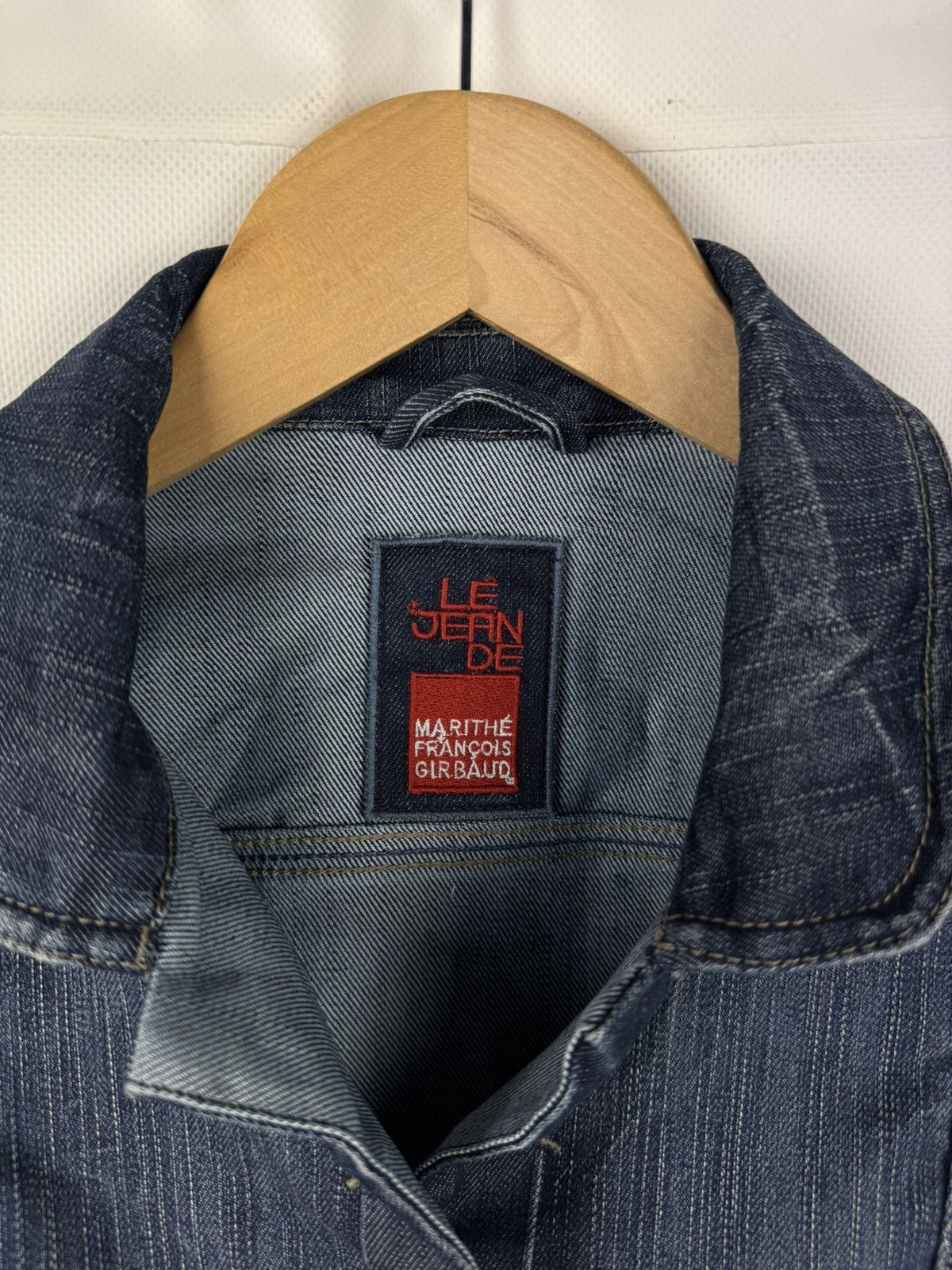 Marithe + Francois Girbaud × Vintage Marithe Francois Girbaud Vintage Avant-garde Denim Jacket Size S / US 4 / IT 40 - 10 Thumbnail