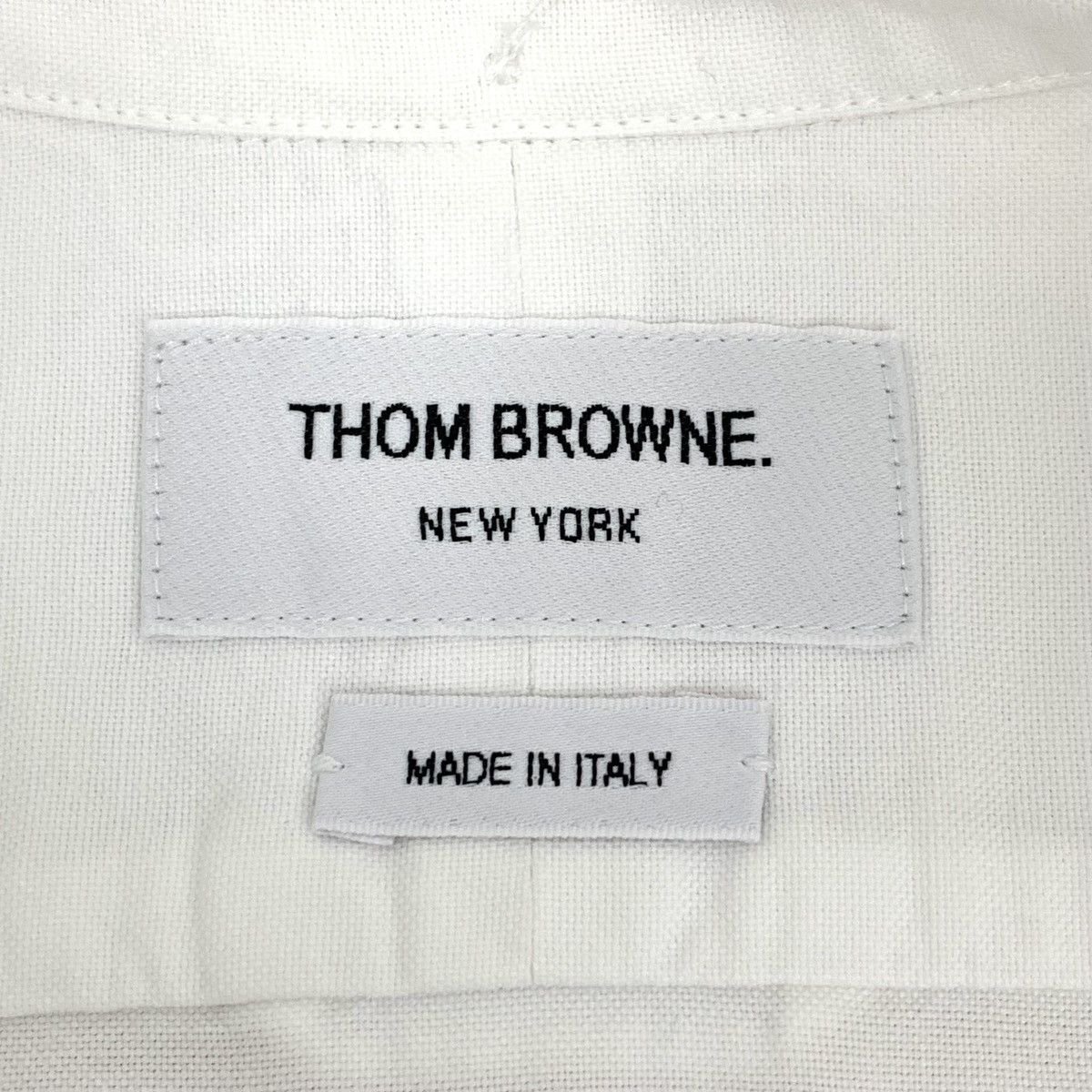 Thom Browne Thom Browne White Cotton Collared Long Sleeve Shirt K26WX Size M / US 6-8 / IT 42-44 - 6 Thumbnail