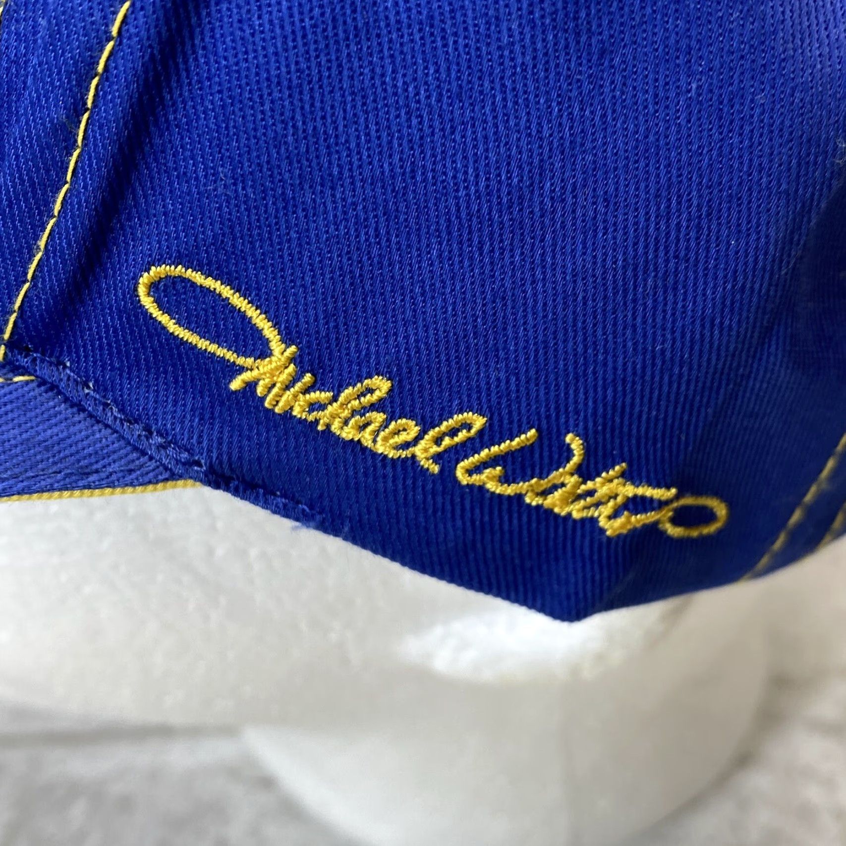 Vintage NAPA Bill Davis Racing Hat Michael Waltrip Racing Blue Baseball Cap Strap Back Men Adjustable Cap Size ONE SIZE - 4 Thumbnail