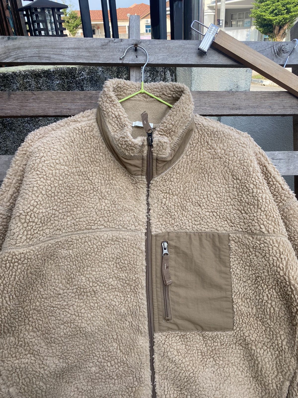 GU × Japanese Brand × Vintage GU Baggy Jacket Retro X Deep Pile Sherpa Size US L / EU 52-54 / 3 - 3 Thumbnail