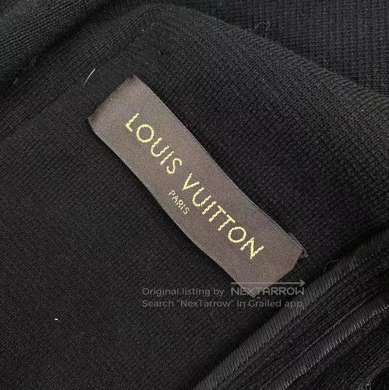 Louis Vuitton Louis Vuitton Black Cotton XXL Women's Jacket . Size XXL / US 16-18 / IT 52-54 - 4 Thumbnail