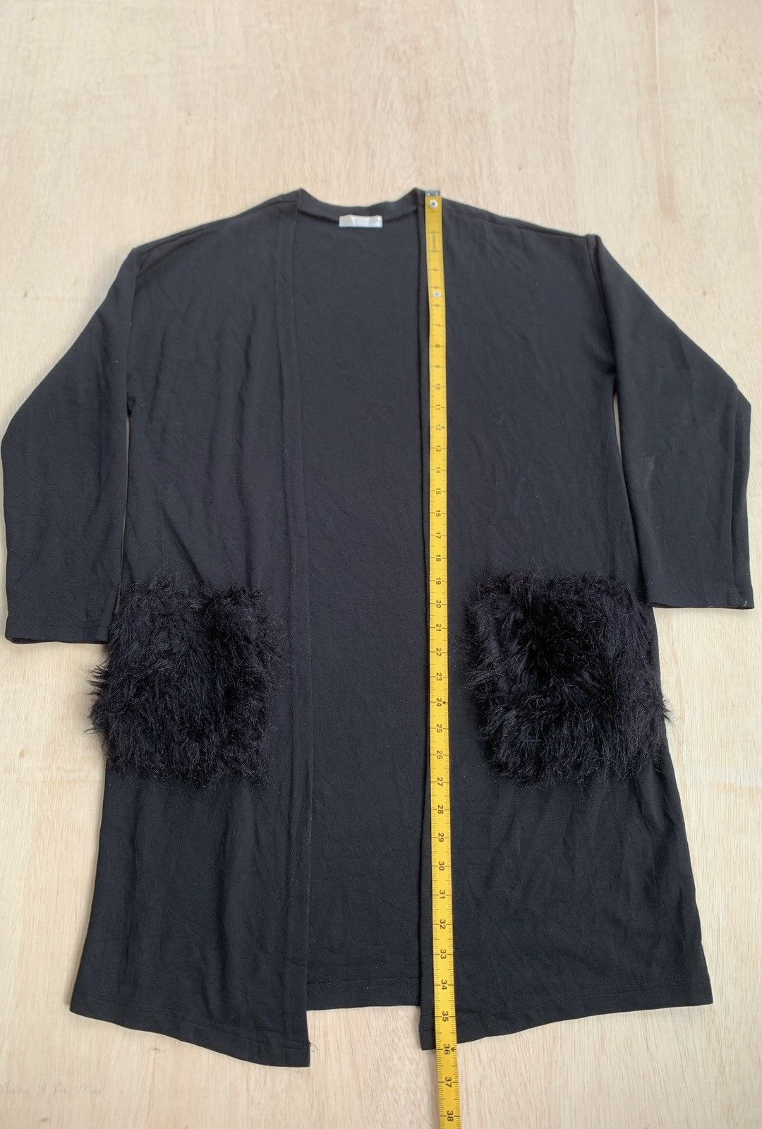 If Six Was Nine × Japanese Brand × Le Grande Bleu (L.G.B.) Dreskip Fur Pocket Cardigan Ifsixwasnine Lgb style Size ONE SIZE - 8 Thumbnail