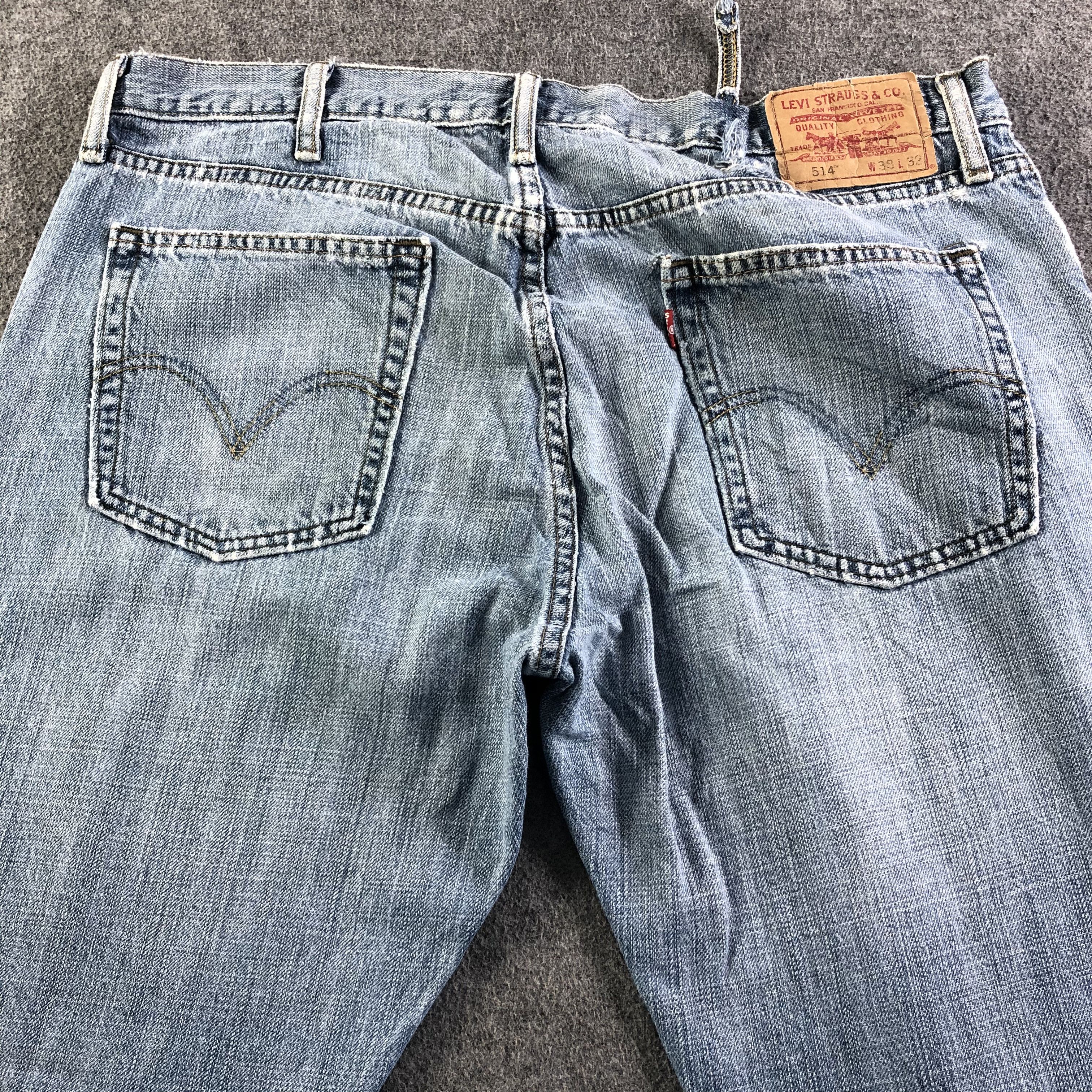 Levi's Vintage Blue Wash Levis 514 Jeans-J3504 Size US 39 - 4 Thumbnail