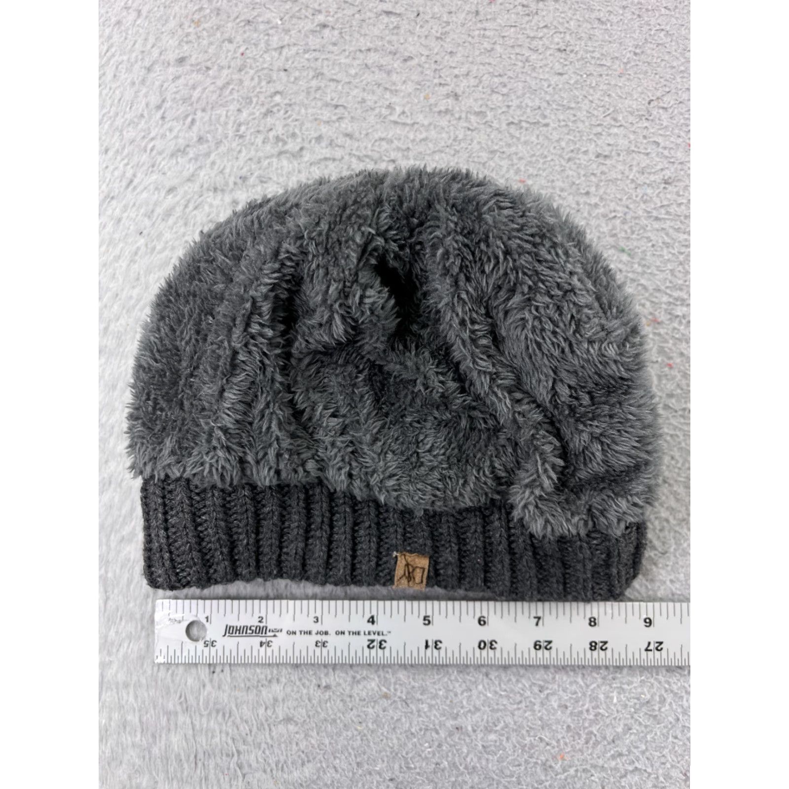 Vintage David and Young Beanie One Size Womens Gray Acrylic Polyester Lined Hat/Cap Size ONE SIZE - 4 Thumbnail