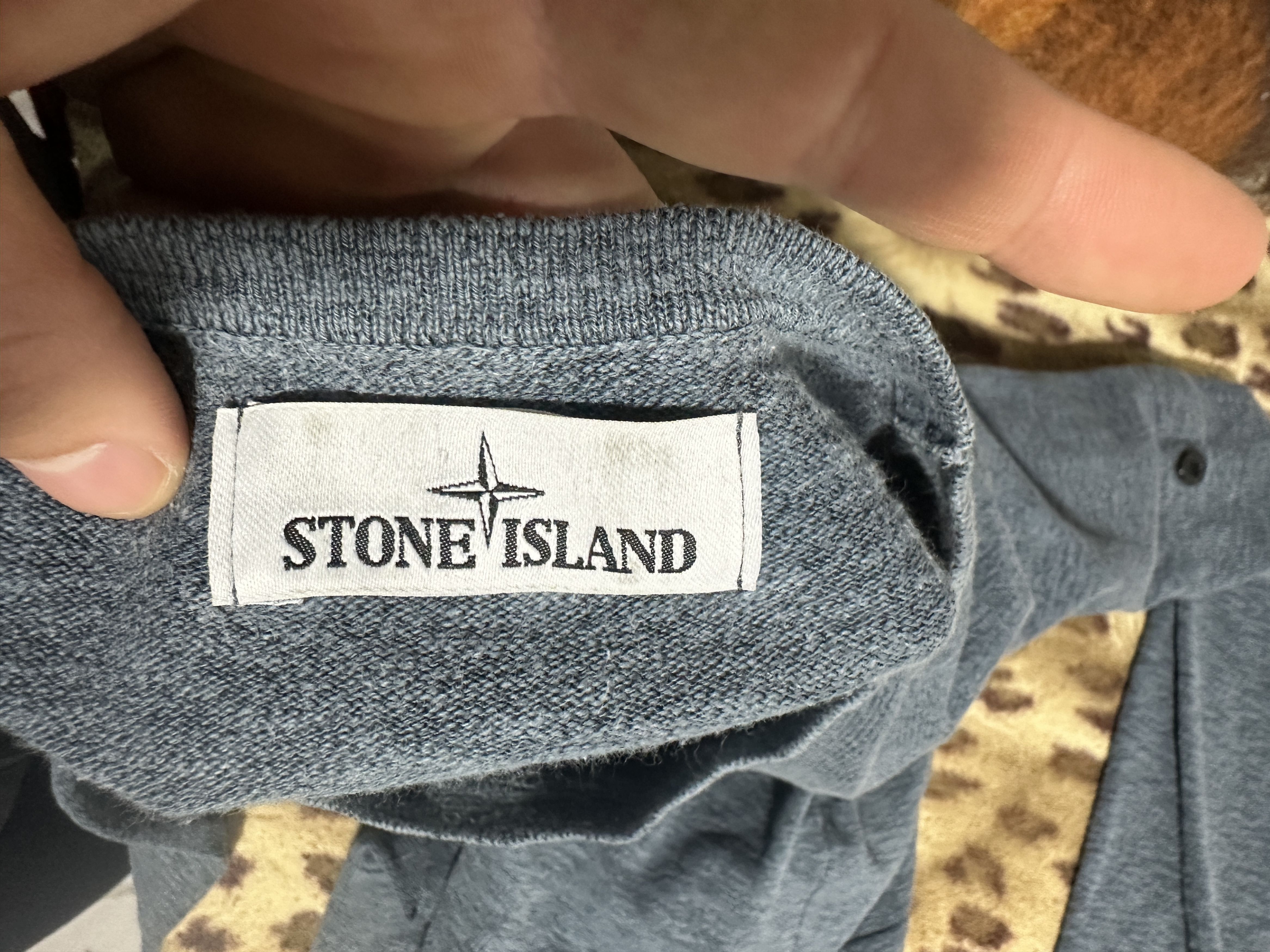 Stone Island Stone Island Fine Gauge Cotton Knit Crewneck Garment Size L Size US L / EU 52-54 / 3 - 3 Thumbnail
