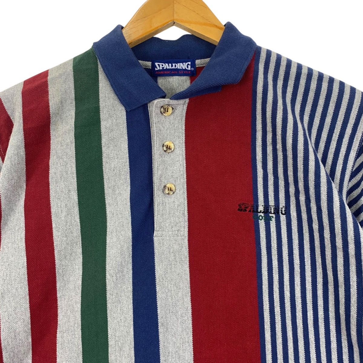 Spalding Vintage SPALDING GOLF COLLECTION Striped Tee Shirt Top Size US M / EU 48-50 / 2 - 4 Thumbnail