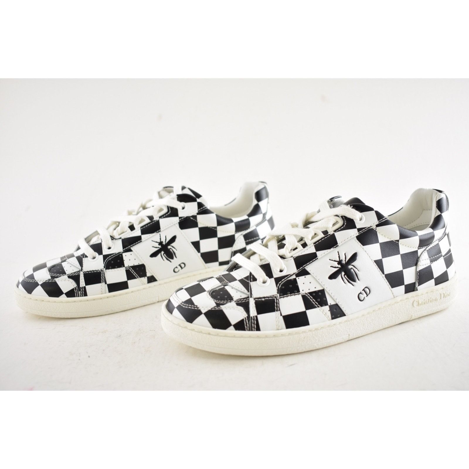 Dior Dior Check Checkered Lace Up Flat Low Top Trainer Sneaker 36 Size US 6 / IT 36 - 11 Thumbnail