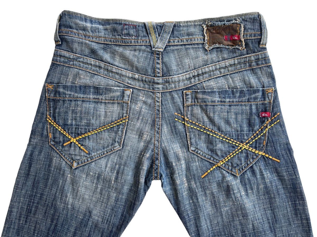 Quiksilver Quiksilver Used Dirty Pattern Denim Size US 35 - 7 Thumbnail