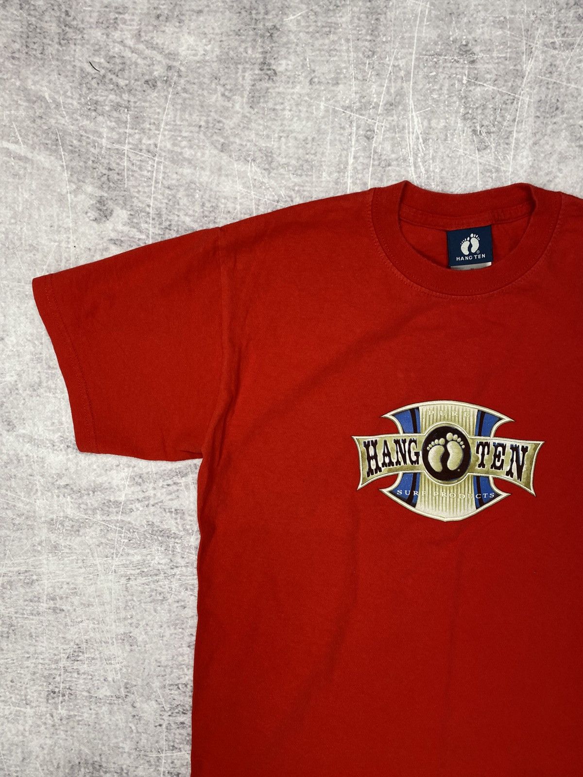 Hang Ten × Vintage Cropped red vintage tee by Hang Ten Size US M / EU 48-50 / 2 - 3 Thumbnail