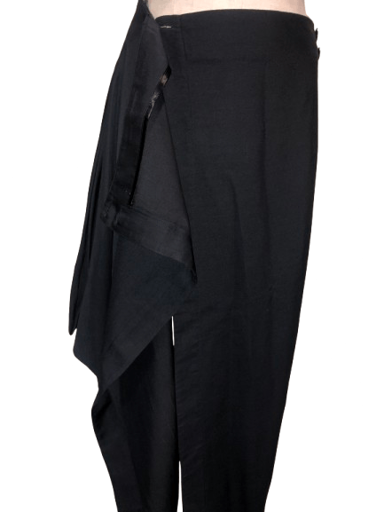 John Galliano 1987 Overlapped Wrap Skirt Size 28" / US 6 / IT 42 - 5 Thumbnail