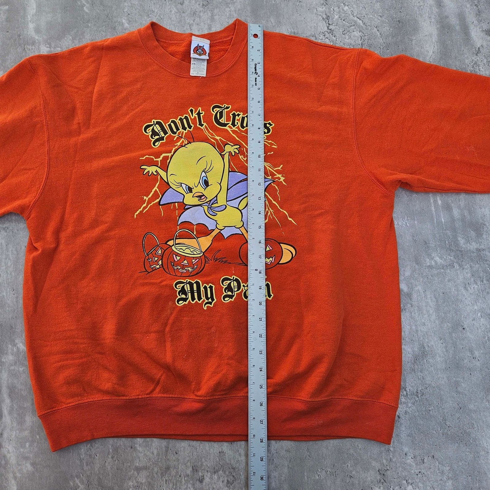 Other Vintage Y2K Tweety Bird Halloween Sweatshirt Size Women's XL Size XL / US 12-14 / IT 48-50 - 5 Thumbnail