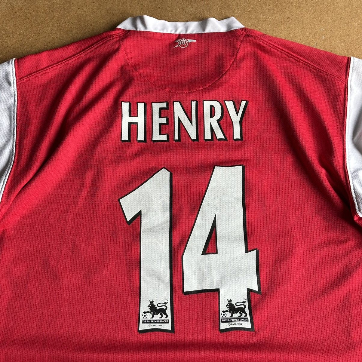 Nike Henry #14 Vintage Nike FC Arsenal 2006/08 Soccer Jersey Size US L / EU 52-54 / 3 - 3 Thumbnail