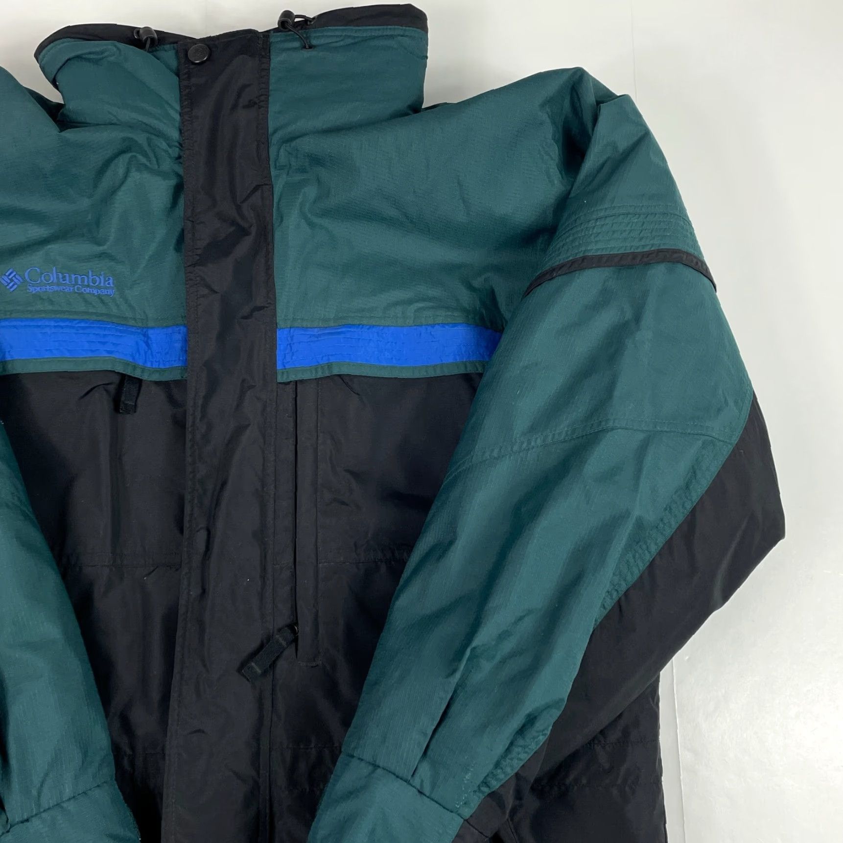 Etro VINTAGE Columbia Jacket Mens M Black 3-in-1 Gizzmo Full Zip Outdoor Ski Hiking Retro Wind-Resistant Size US M / EU 48-50 / 2 - 3 Thumbnail