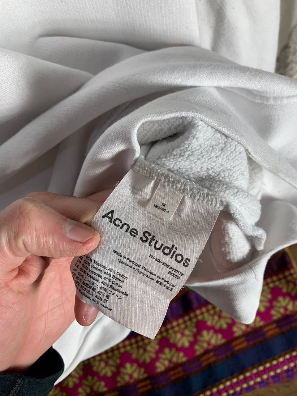 Acne Studios VERY RARE ACNE STUDIOS NECK LOGO SWEATSHIRT DESIGNER DELUX Size US M / EU 48-50 / 2 - 4 Thumbnail