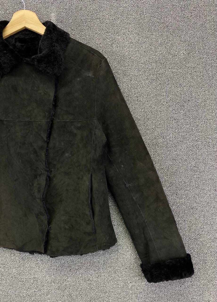 Leather Vintage Joseph Faux Fur Lamb Skin Leather Jacket Size M / US 6-8 / IT 42-44 - 4 Thumbnail