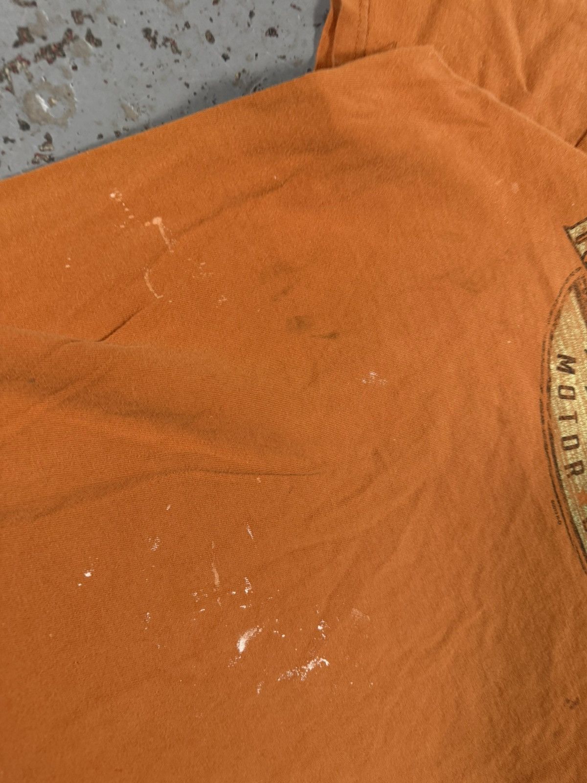 Harley Davidson Distressed Sun Faded Burnt Orange Harley Davidson Tee Size US M / EU 48-50 / 2 - 5 Thumbnail