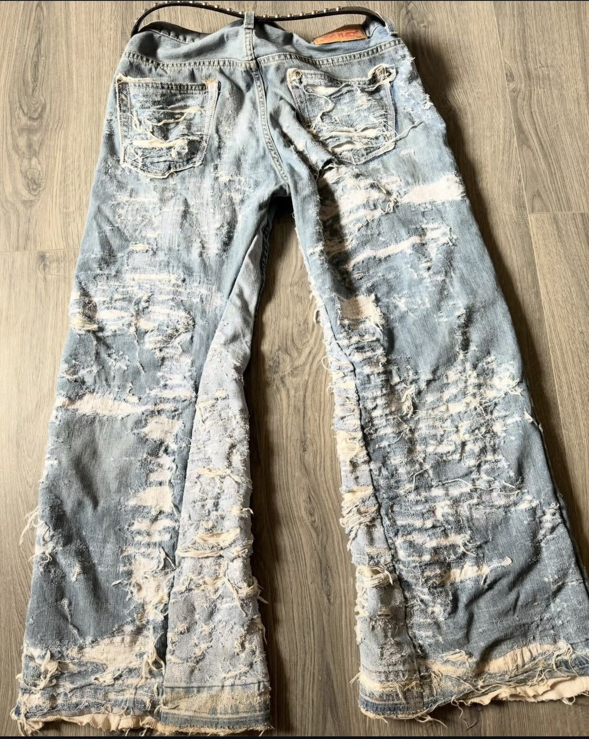 Other Mega Flared blue jeans Size US 31 - 5 Thumbnail