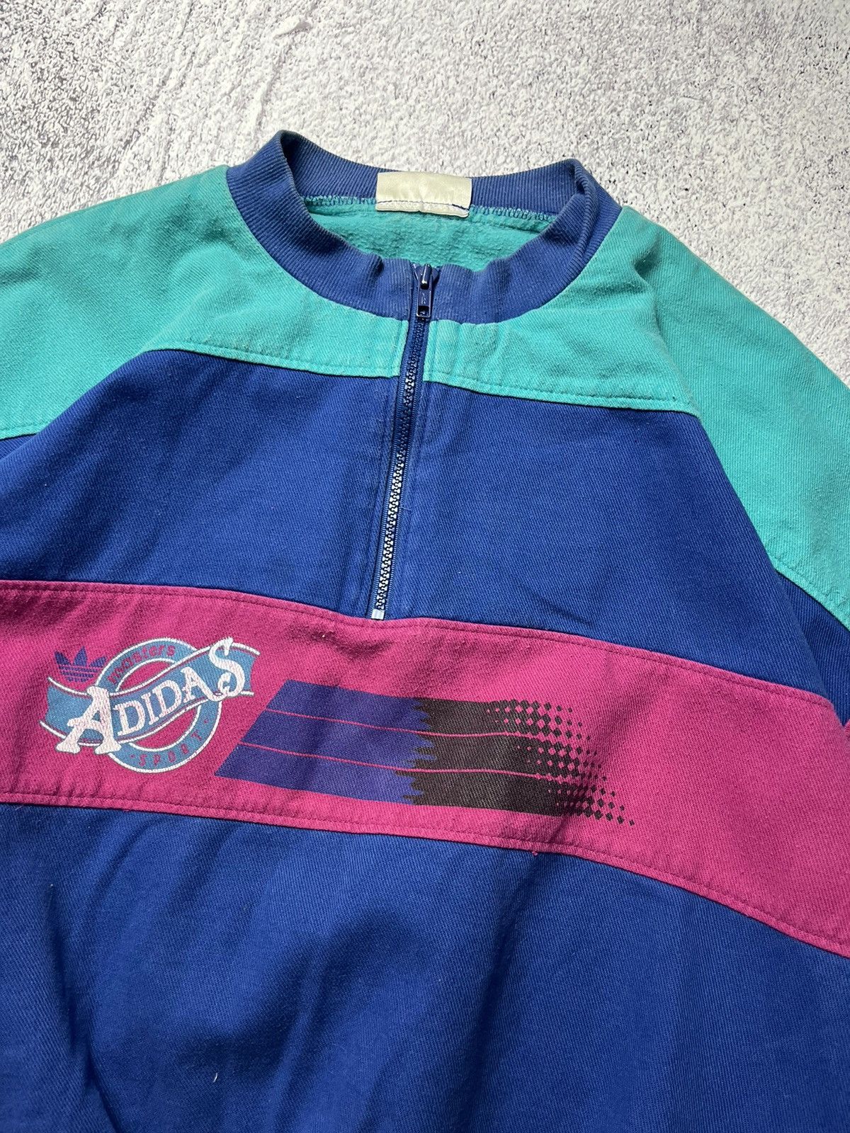 Adidas Vintage Adidas Sports Sweatshirt Half Y2K zip 90s 80s Size US M / EU 48-50 / 2 - 9 Thumbnail