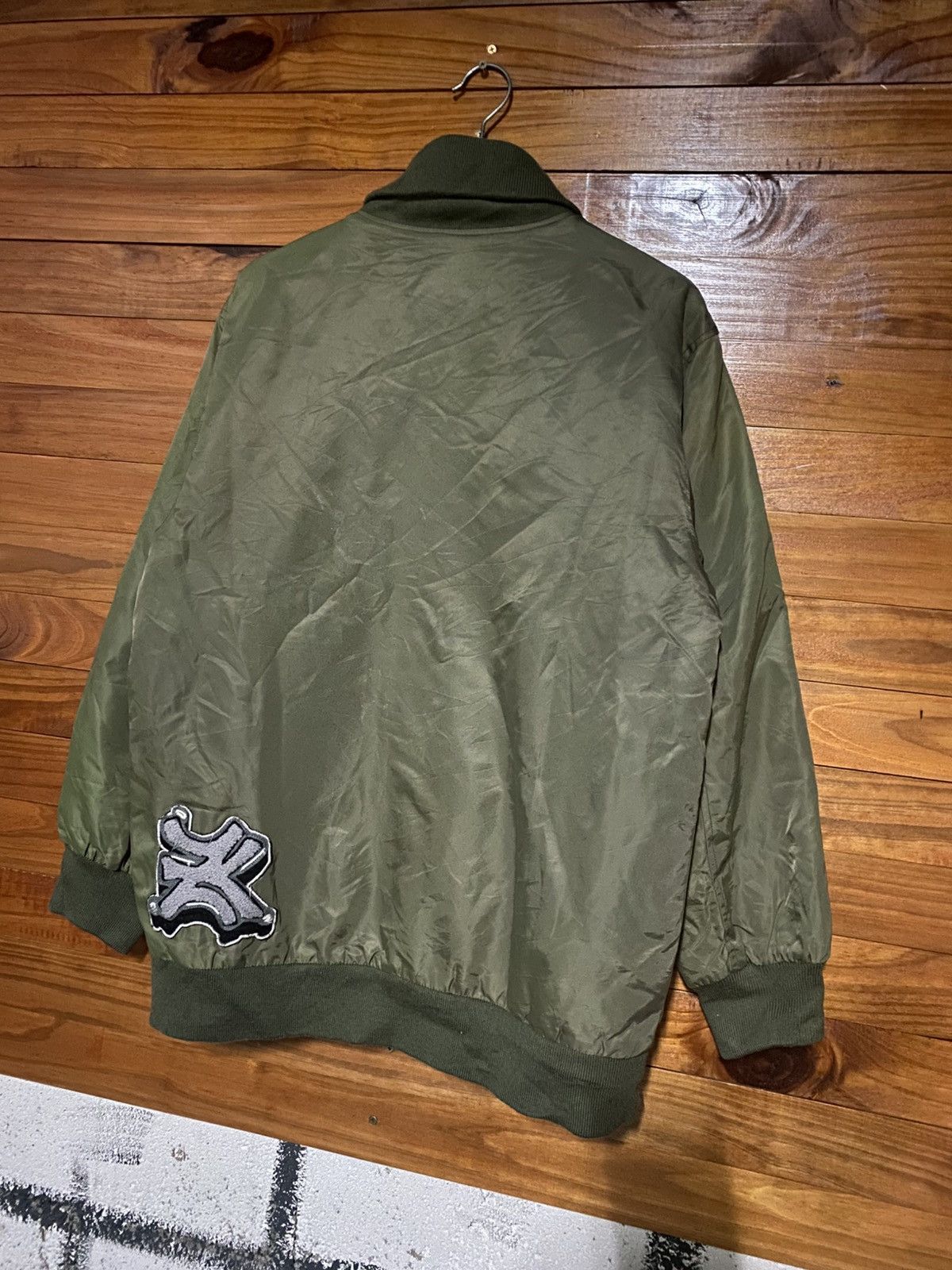 Vintage Vintage Brooklyn Overall BRKLYNS 06 Varsity Bomber Jacket Size US M / EU 48-50 / 2 - 11 Thumbnail