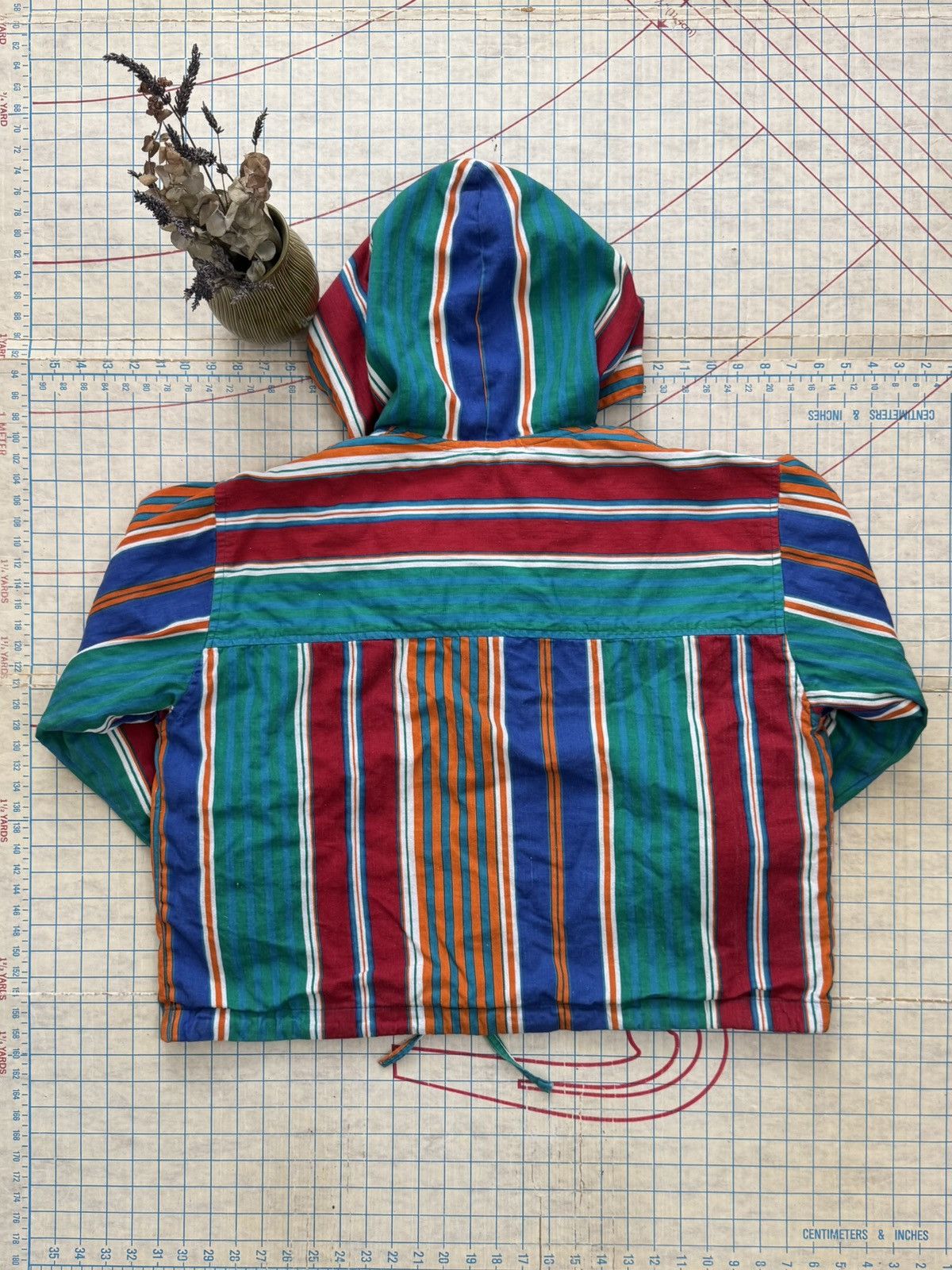 Vintage Vintage Regard! Striped Lightweight Cropped Fit Jacket Women Size M / US 6-8 / IT 42-44 - 9 Thumbnail