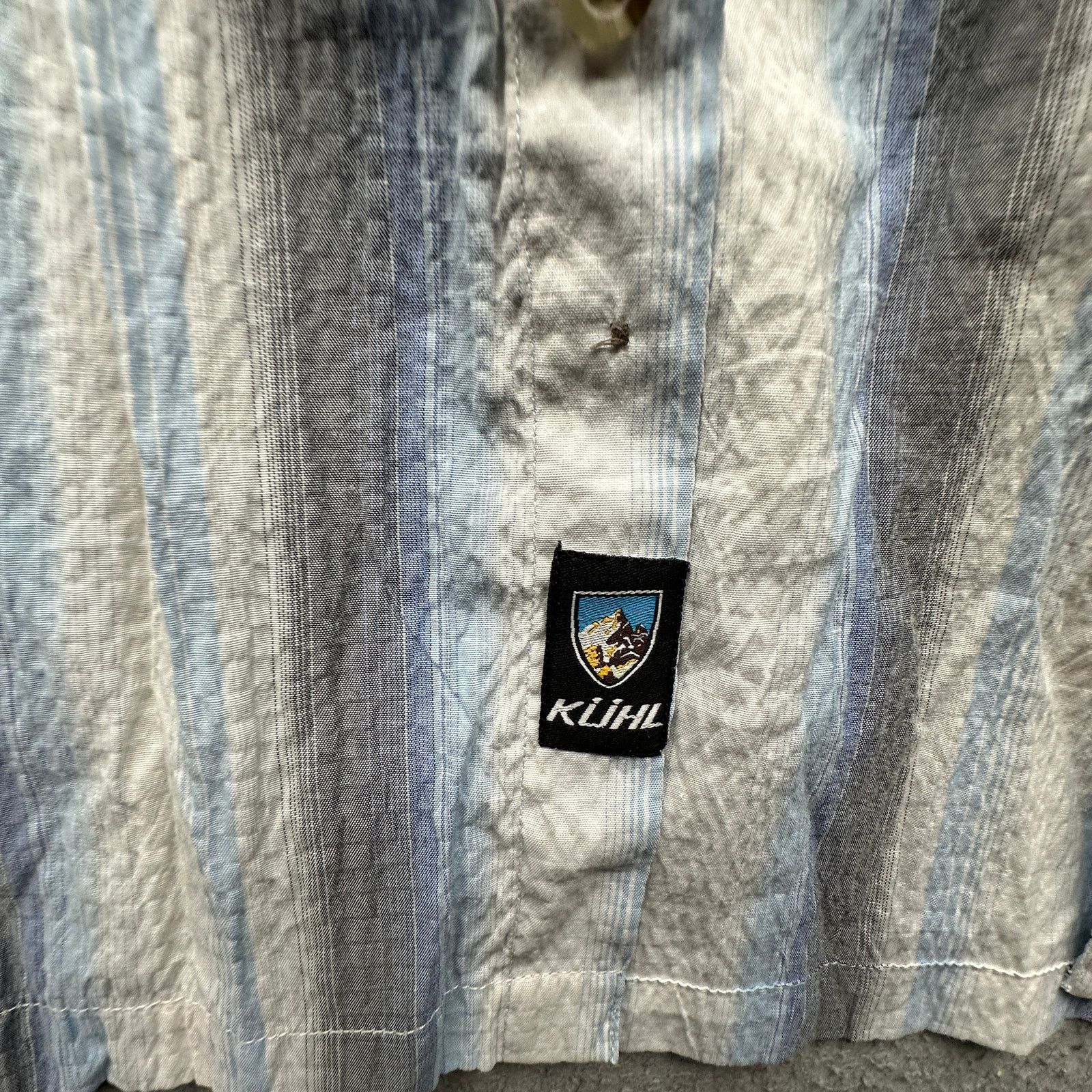 Kuhl Kuhl Vertical Striped Blue White Mens Shirt XL Button Up Size US XL / EU 56 / 4 - 6 Thumbnail