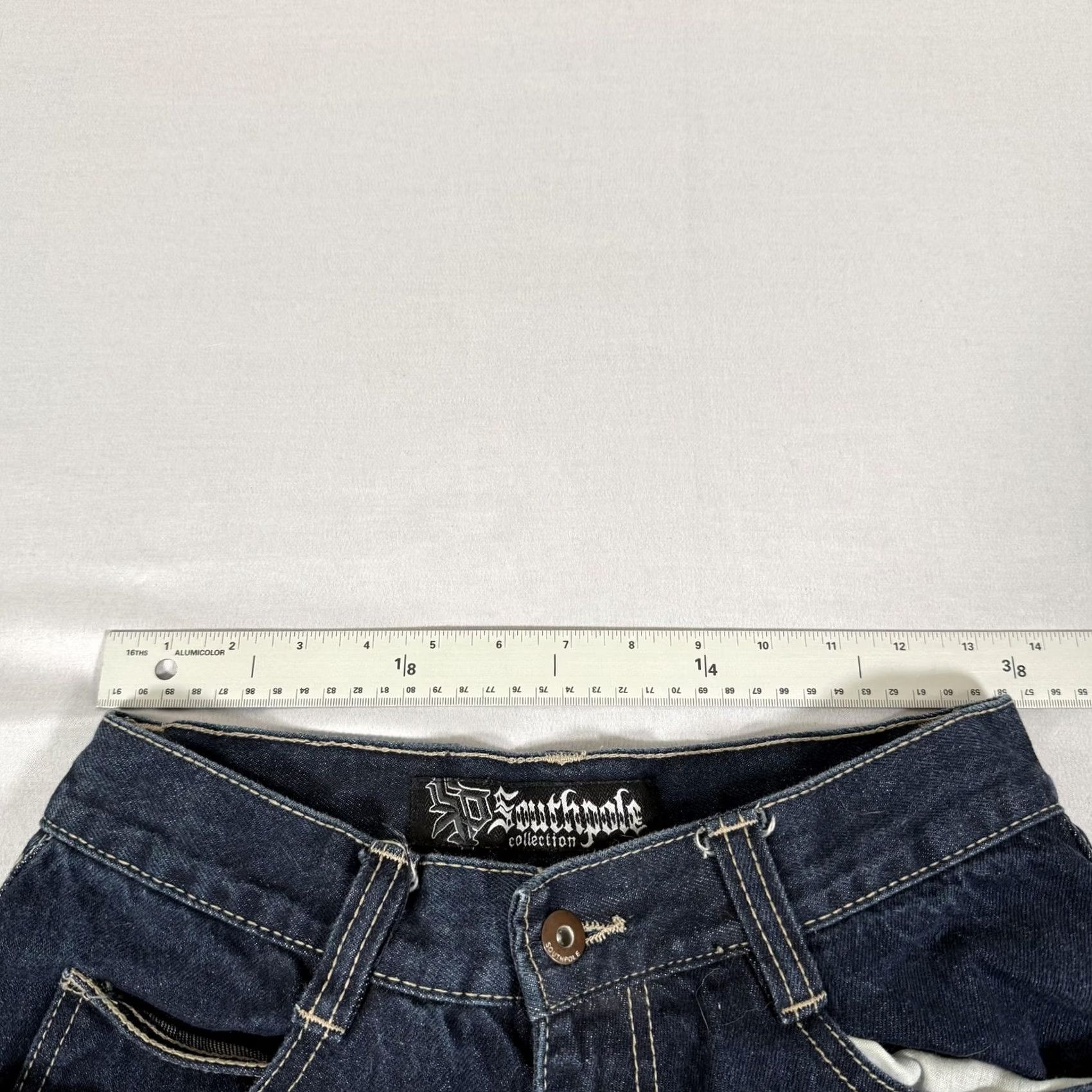 Southpole VINTAGE Southpole Jeans Mens 28x30 Blue Baggy Relaxed Straight Denim Pants Y2K Size US 28 / EU 44 - 6 Thumbnail