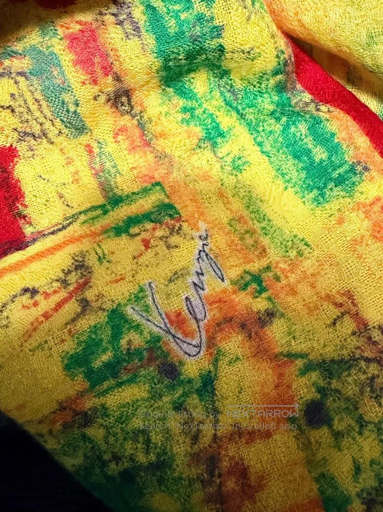 Kenzo Kenzo Scarf with vibrant tie-dye pattern| Size ONE SIZE - 8 Thumbnail