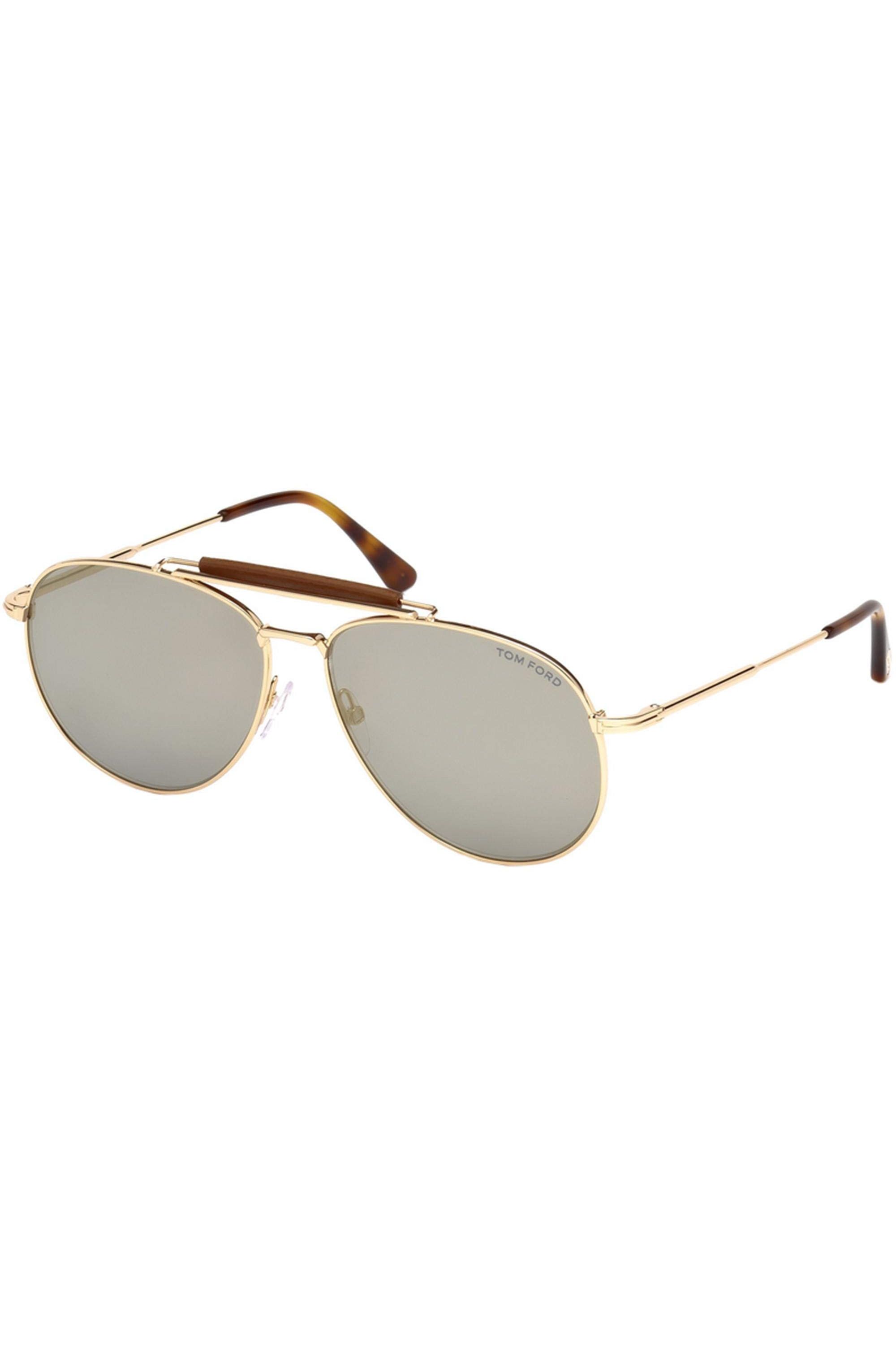 Tom Ford TOM FORD Sean gold gray aviator pilot sunglasses 60mm Size ONE SIZE - 1 Thumbnail