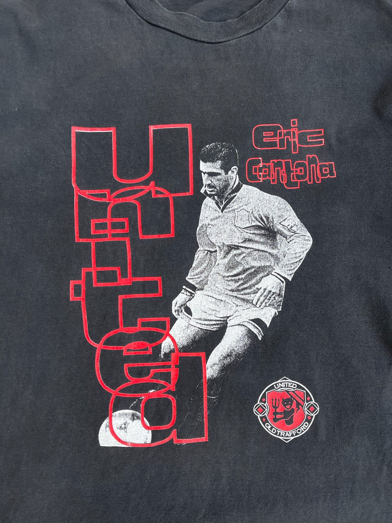 Vintage Vintage Eric Cantona Eric Tshirt Manchester inited jersey Size US L / EU 52-54 / 3 - 4 Thumbnail