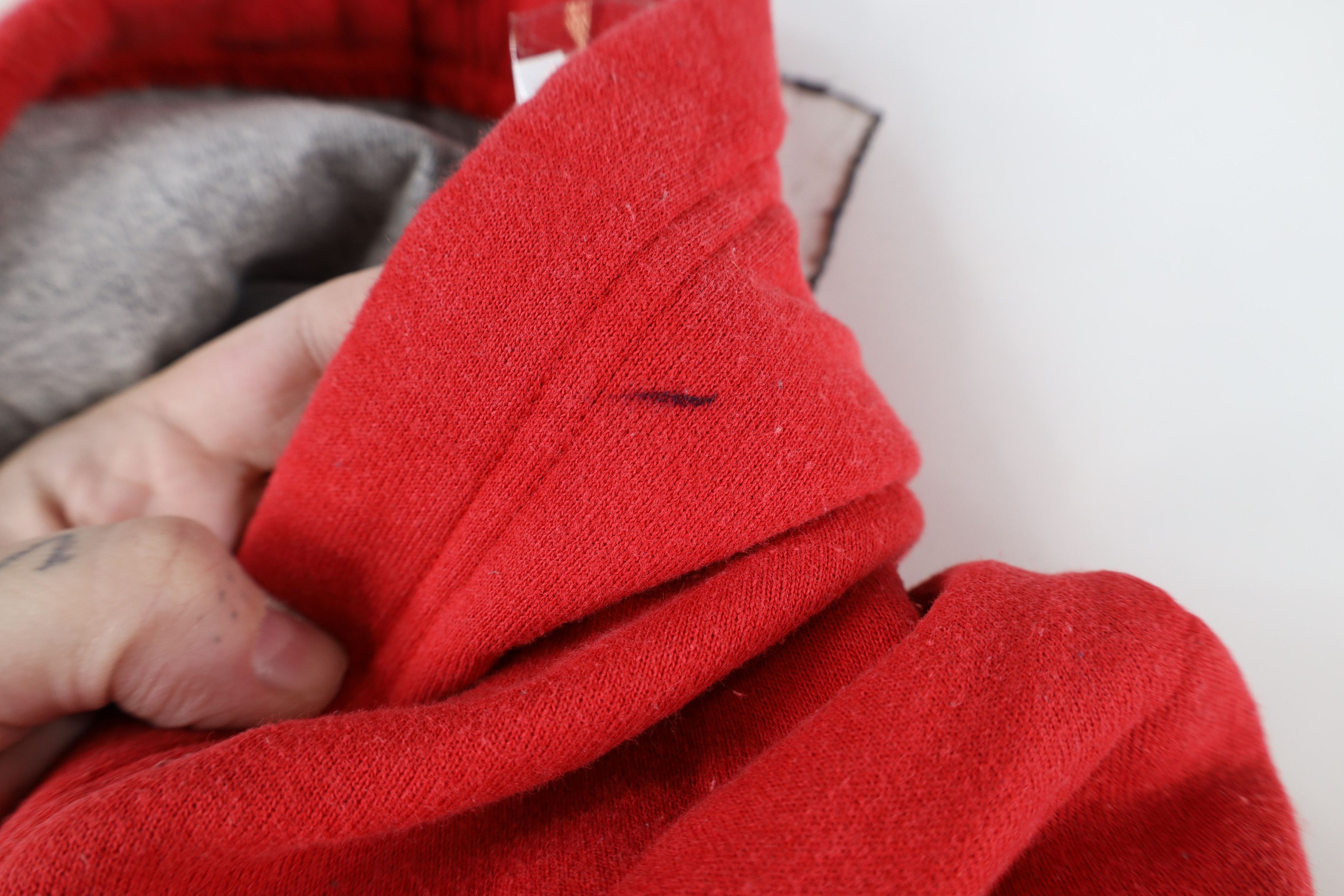 Champion Vintage Champion Baggy Oversized Hoodie Sweatshirt Red Size US XL / EU 56 / 4 - 7 Thumbnail