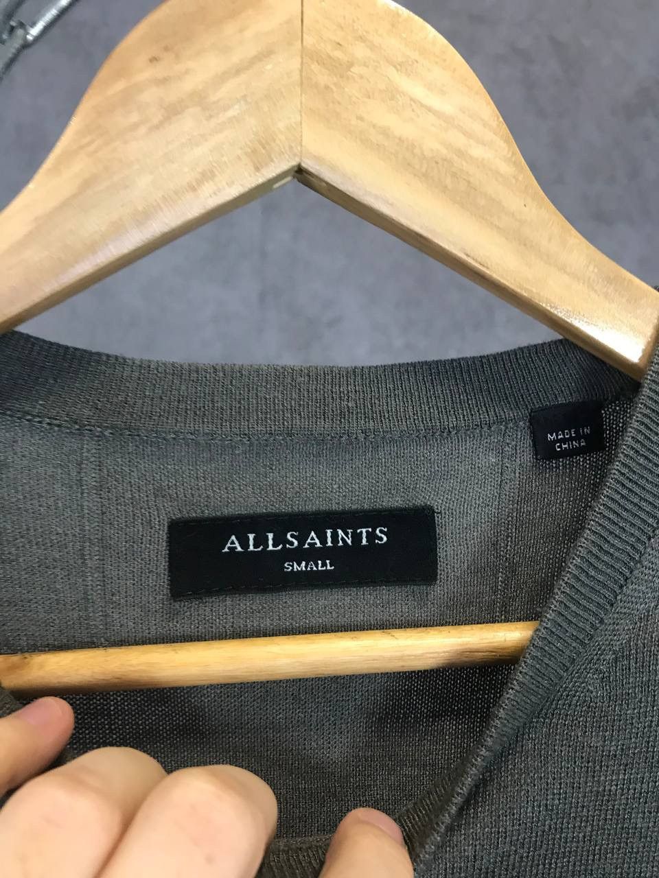 Allsaints Allsaints designer logo wool sweater Size US S / EU 44-46 / 1 - 4 Thumbnail