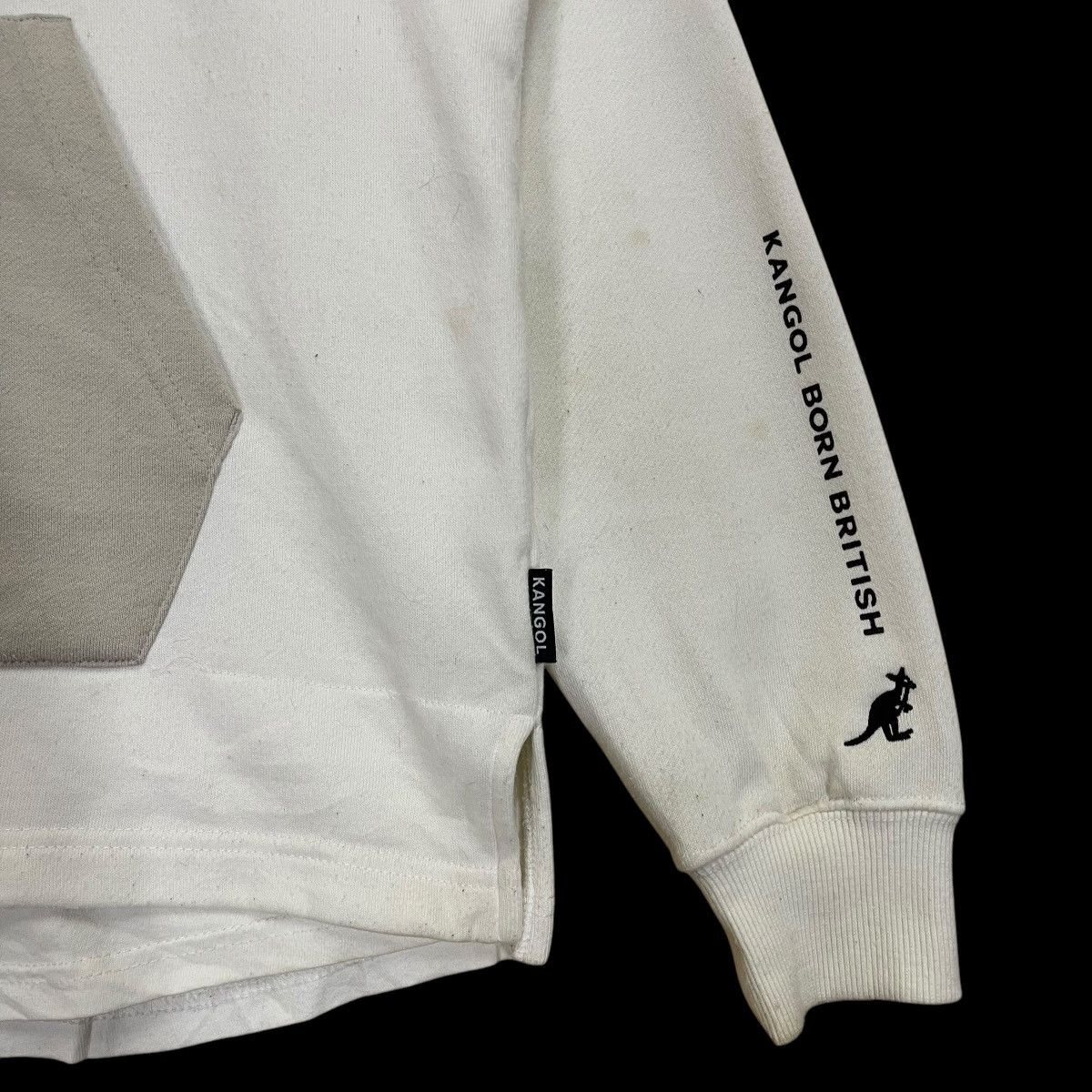 Vintage Kangol Big Logo Pullover Hoodie Size US L / EU 52-54 / 3 - 8 Thumbnail