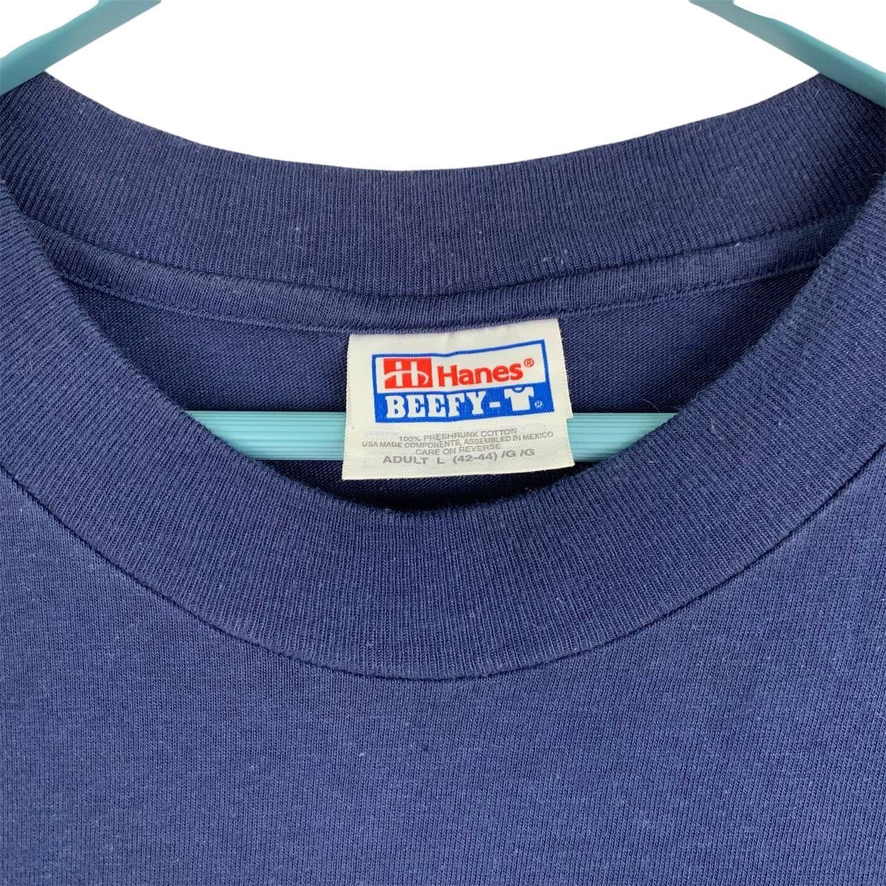 Designer × Hanes × Vintage Vintage T-Shirt Hanes beefy Size US M / EU 48-50 / 2 - 9 Thumbnail