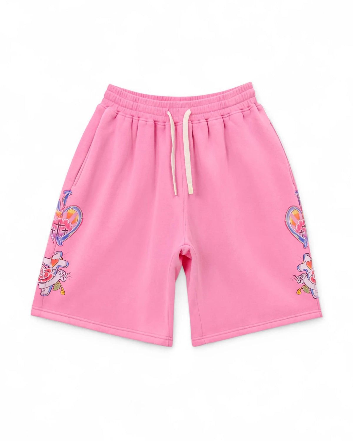 Other We Are Righteous "Pink Risen King" Cotton Shorts Size US 31 - 1 Thumbnail